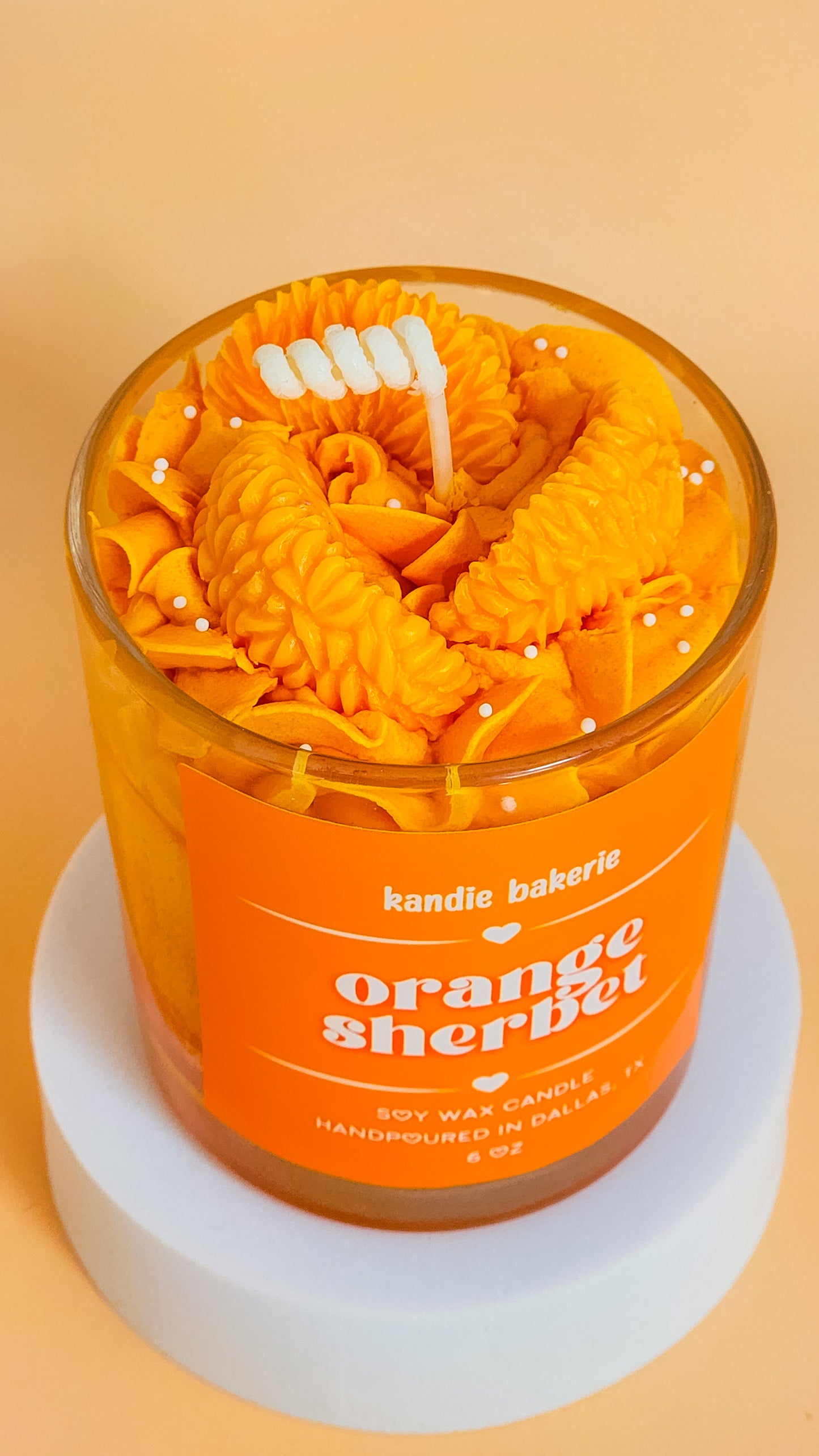Orange Sherbet Candle
