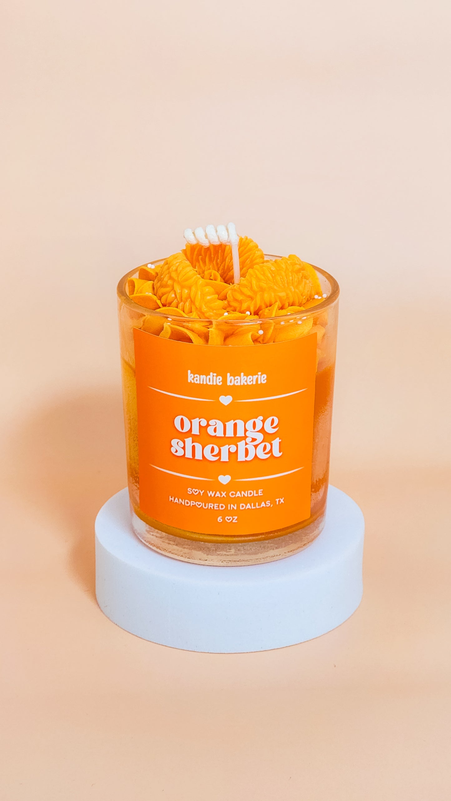 Orange Sherbet Candle