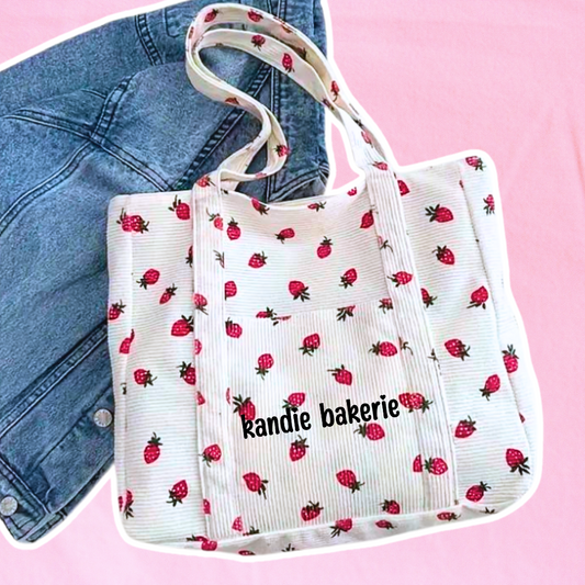 Strawberry Tote Bag