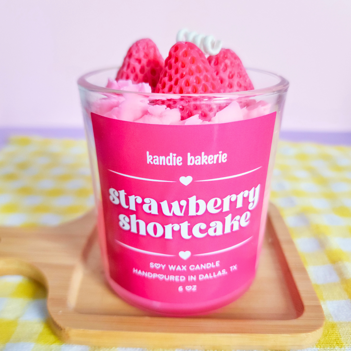 Strawberry Shortcake Candle